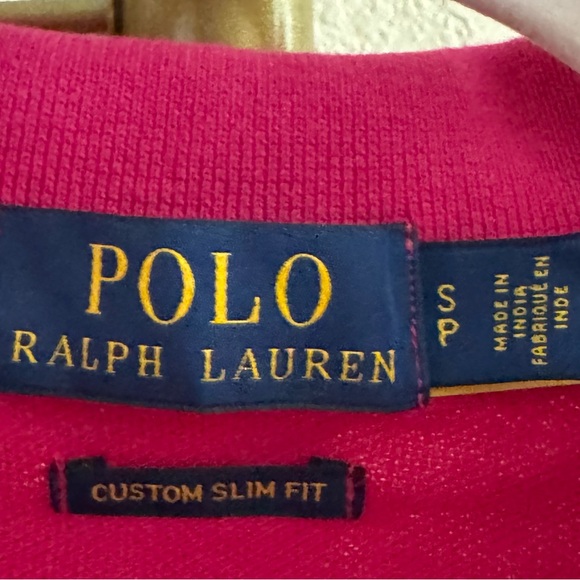 Polo by Ralph Lauren The Iconic Mesh Polo Shirt / Pink Sky / Size Small - Picture 3 of 5
